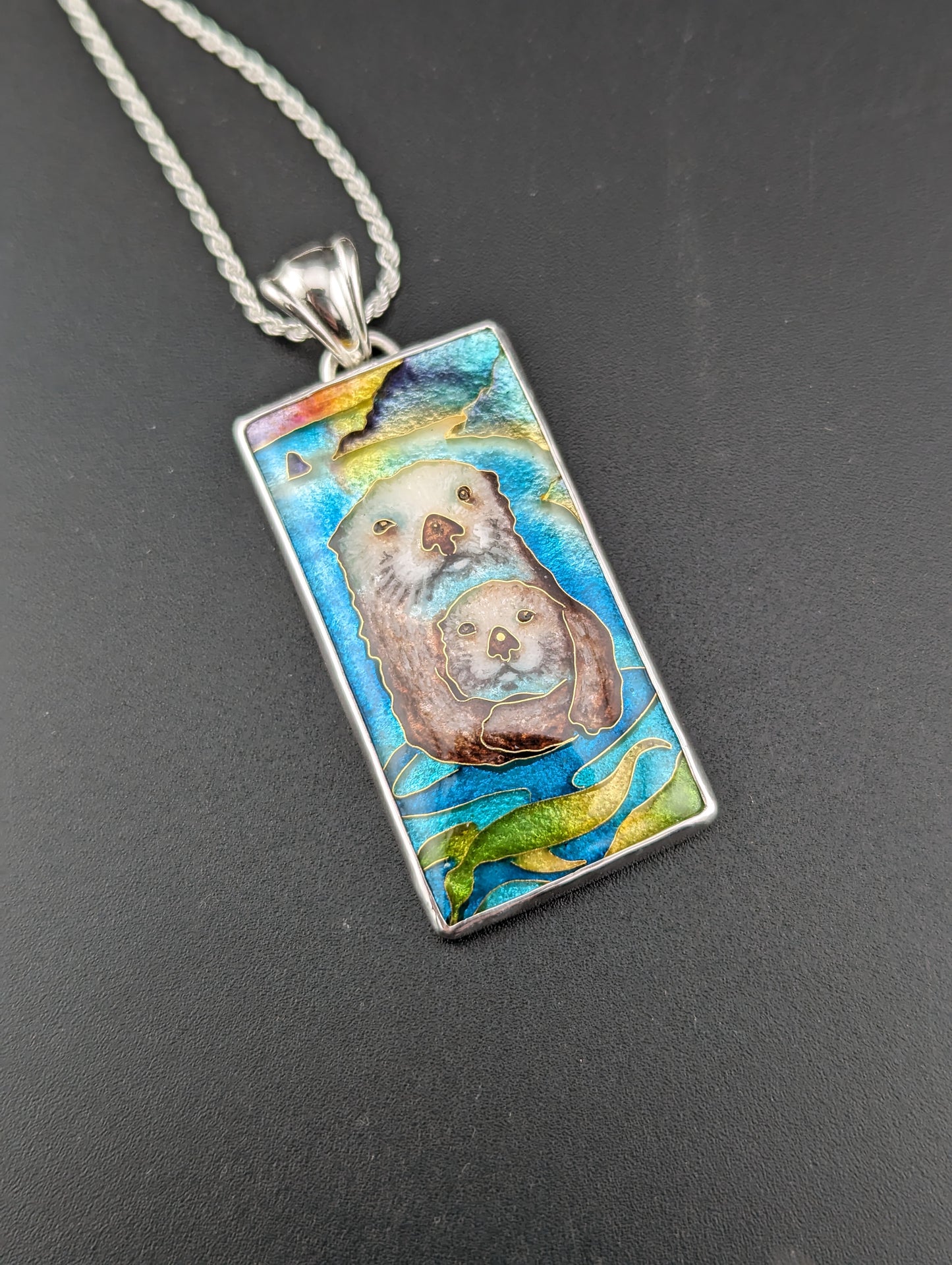 Reserved* Custom Sea Otter Mom and Pup