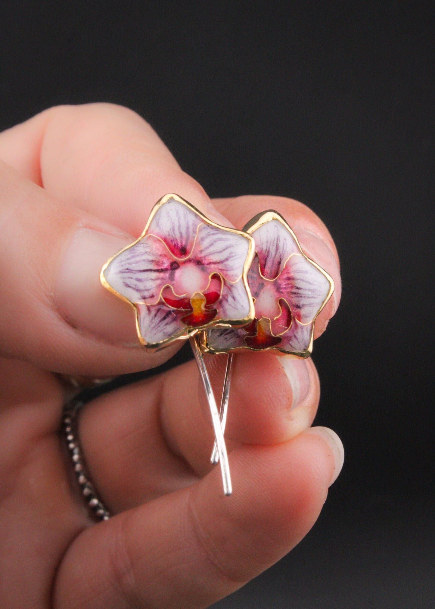 Orchid Earrings