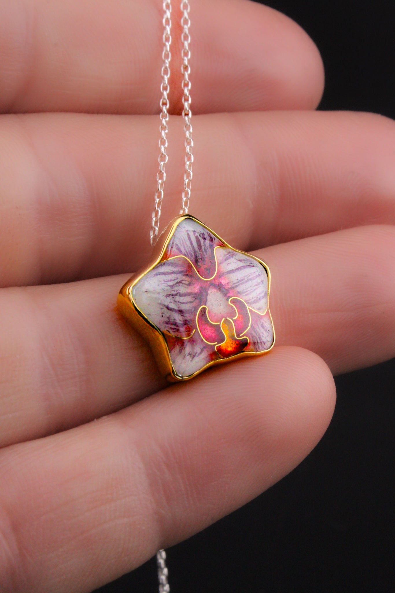 Orchid Pendant