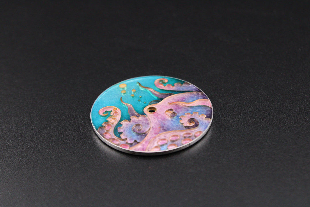 Cloisonné Octopus Watch