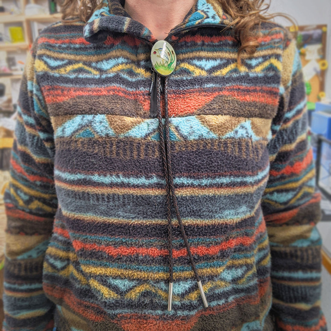Blue Heron Bolo Tie