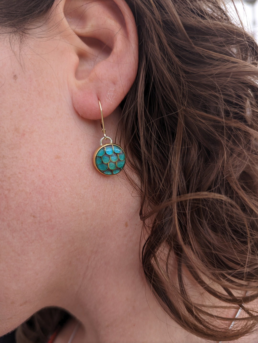 Mermaid Scale Earrings