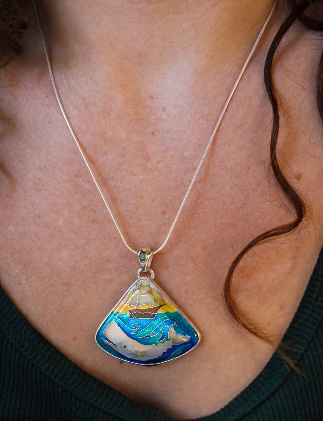 White Whale Pendant