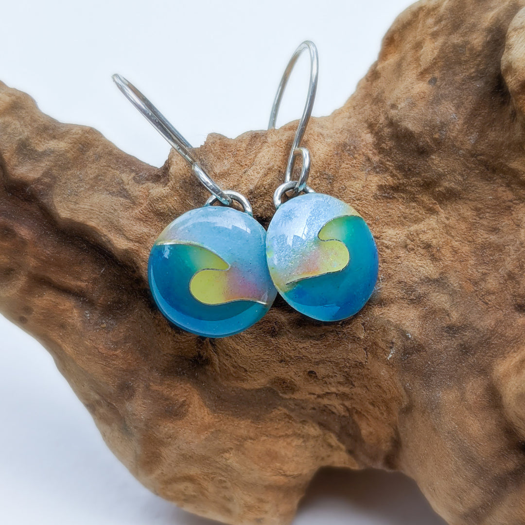 “Dawn Patrol” Wave Earrings