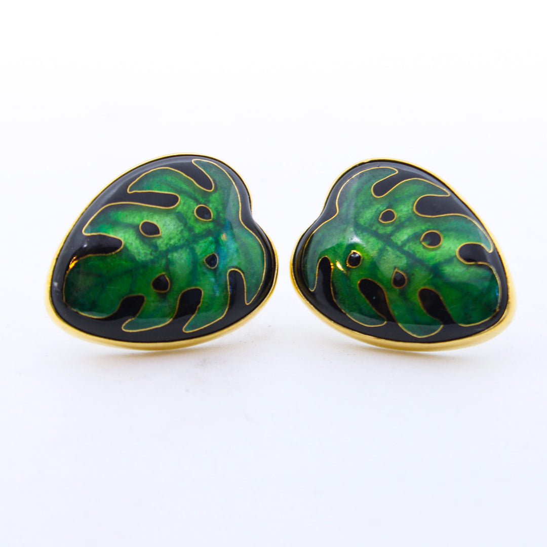 Monstera Earrings