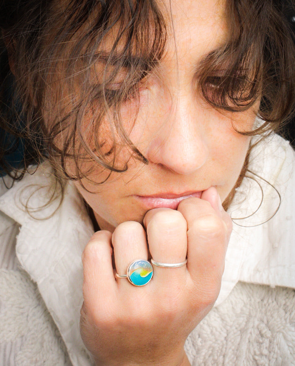 “Dawn Patrol” Wave Ring