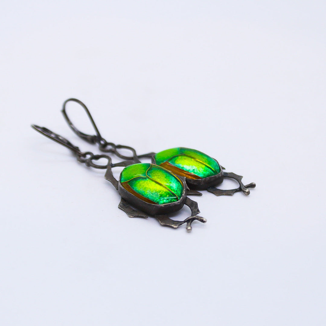 Fig Eater Beetle Earrings