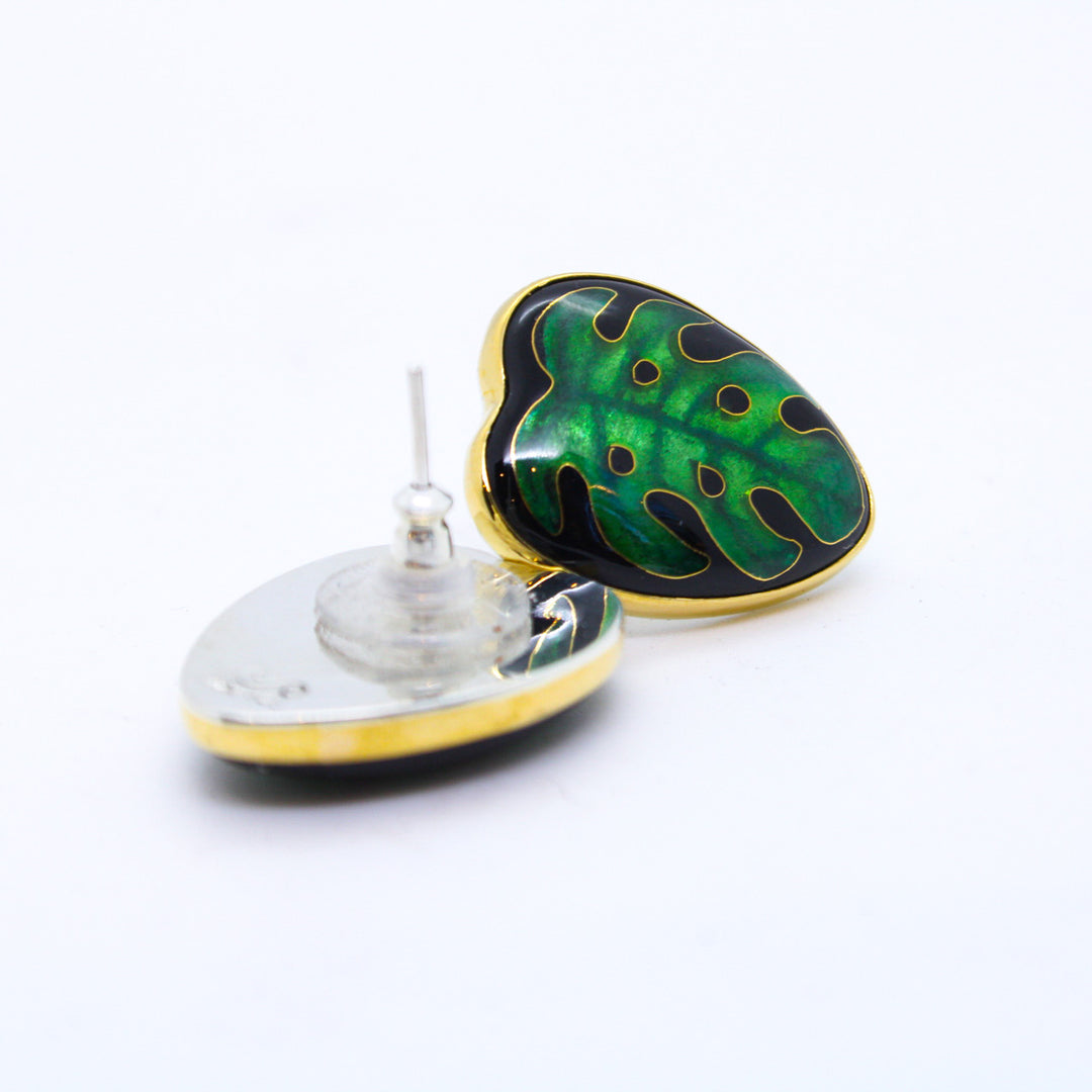 Monstera Earrings