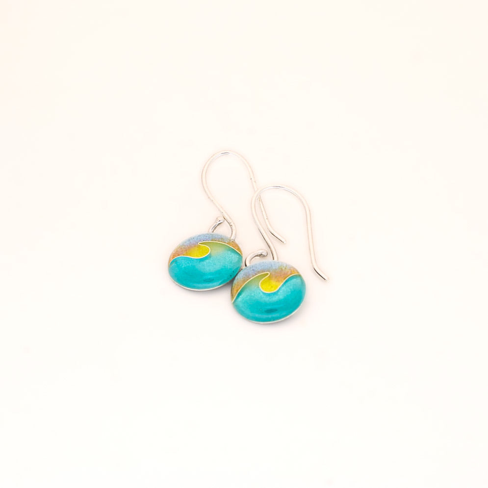 “Dawn Patrol” Wave Earrings
