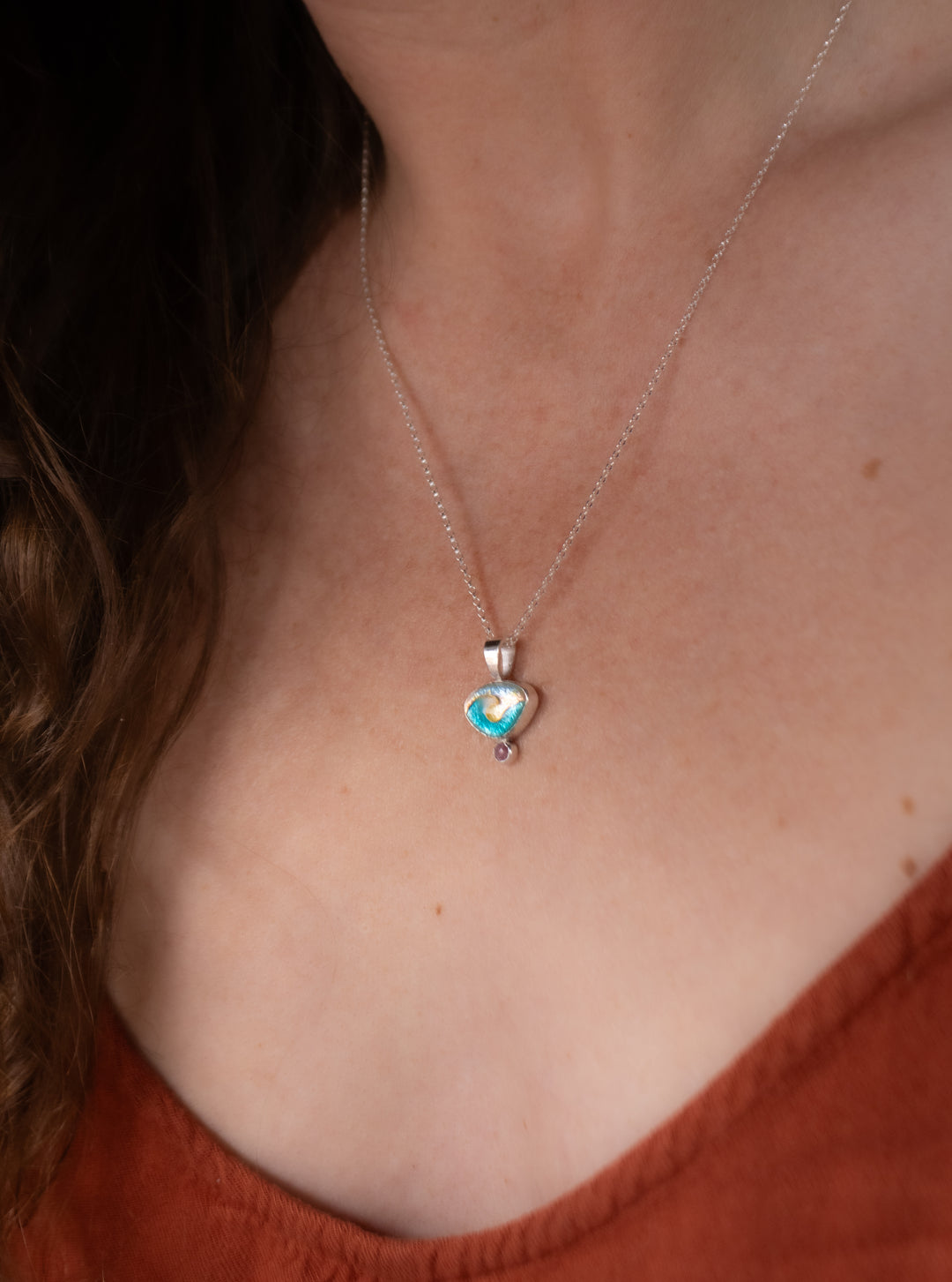 Dawn Patrol Tourmaline Pendant #2