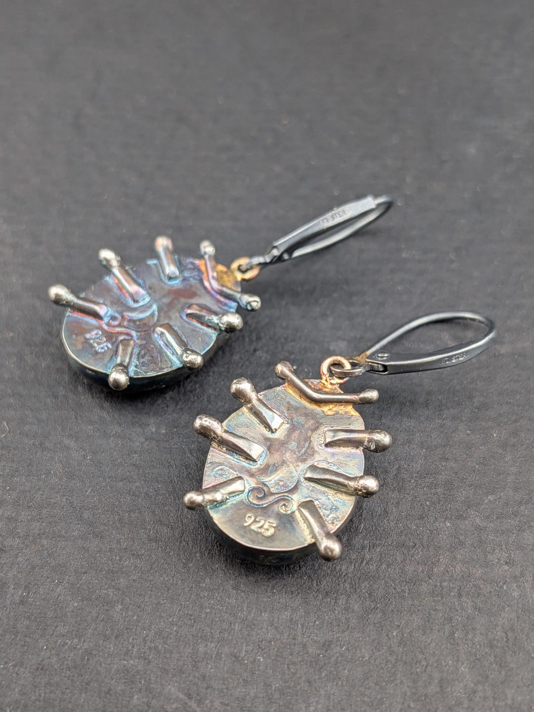Lady Bug Cloisonné Earrings