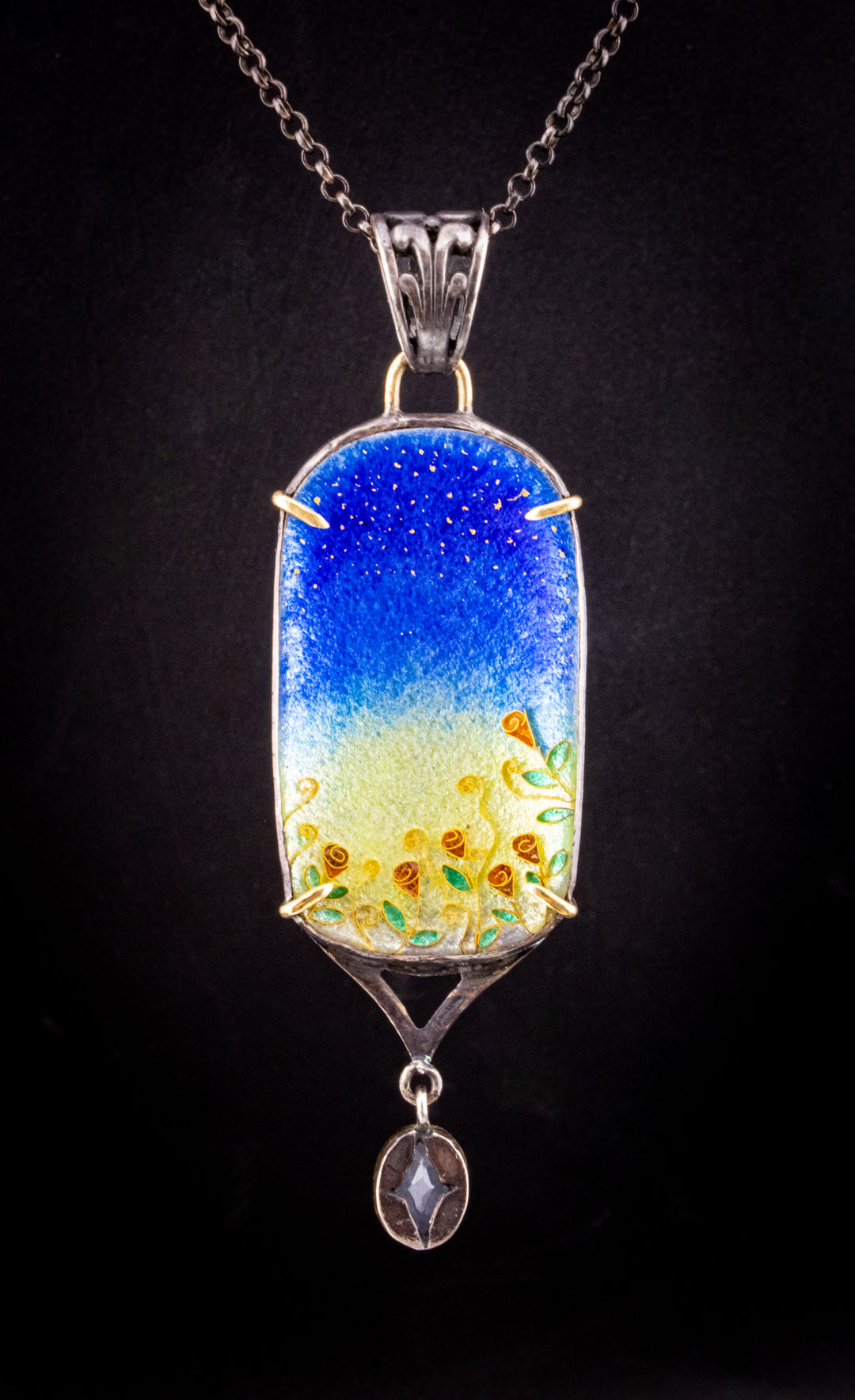 Unicorn Cloisonné Pendant