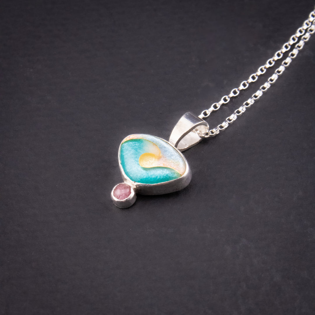 Dawn Patrol Tourmaline Pendant #2