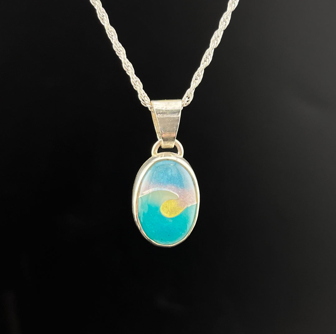 Dawn Patrol Oval Necklace