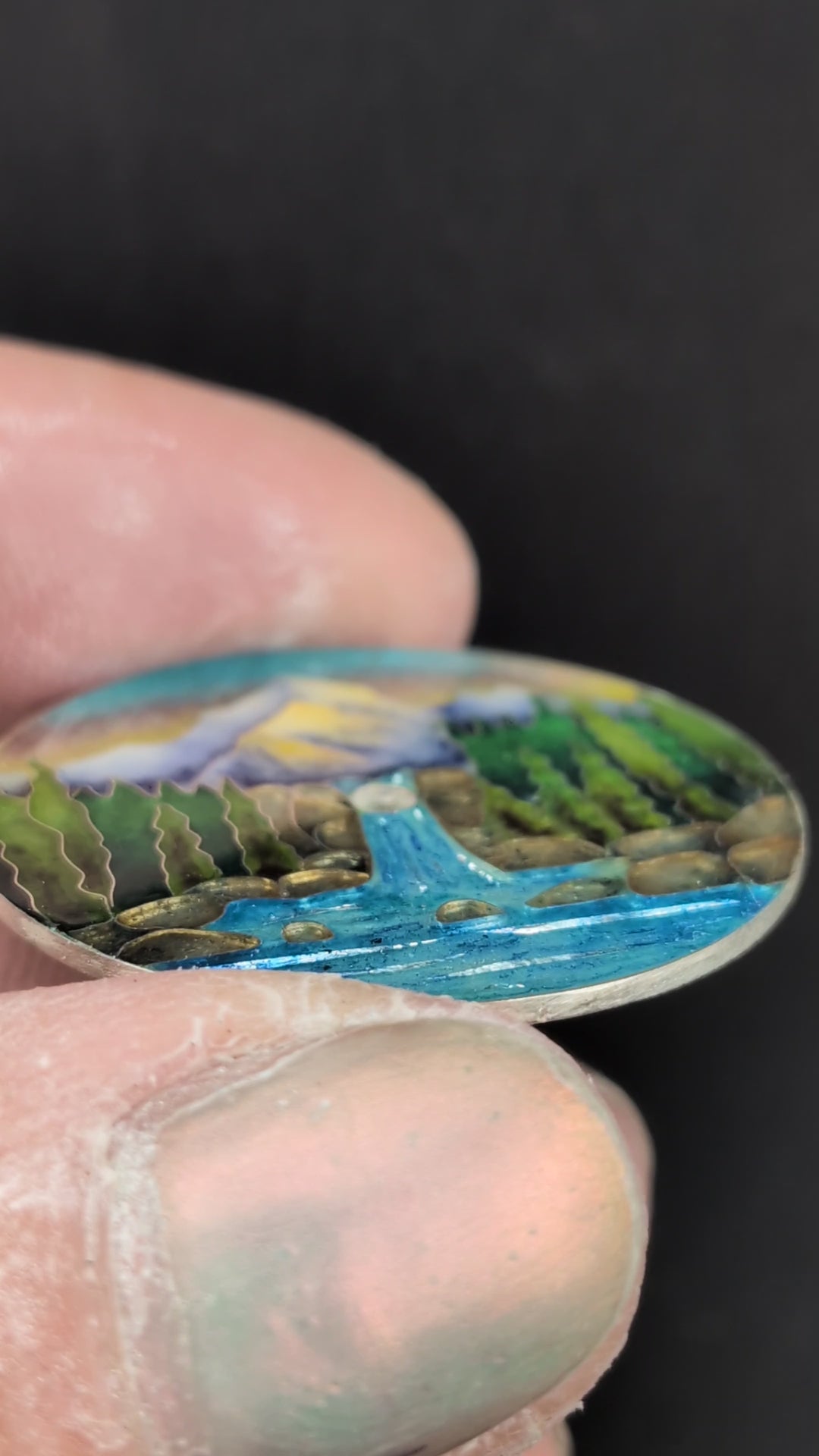 Pacific North West Cloisonne Watch Dial