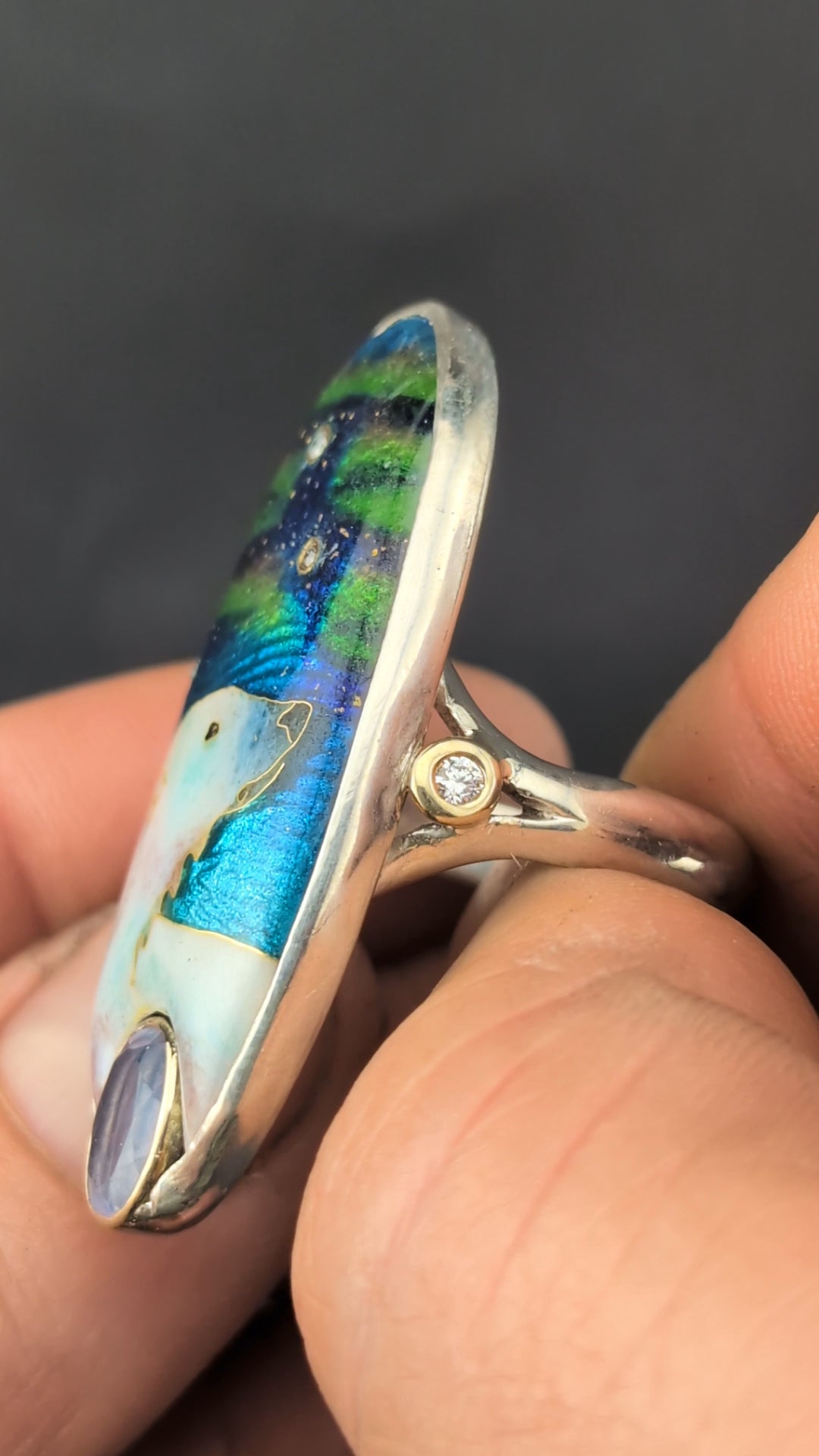 Polar Awe pendant (reserved)