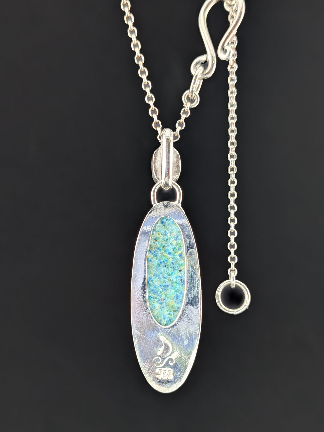 Lavender Essential Oils Cloisonne Pendant
