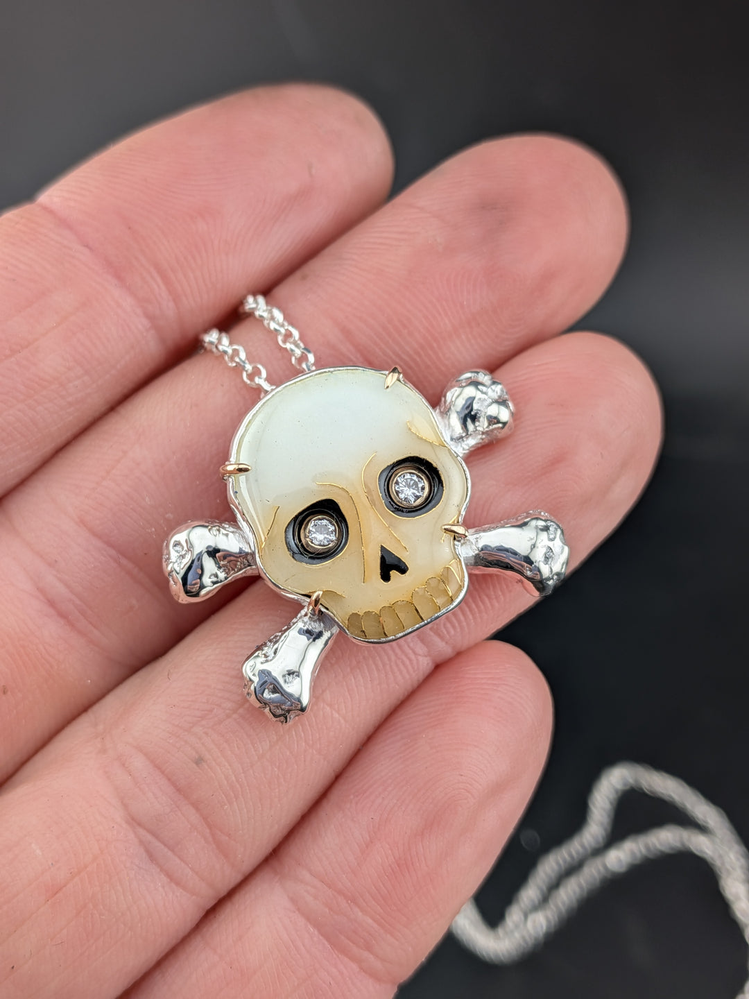 "Black Sam" Pirate Skull Pendant