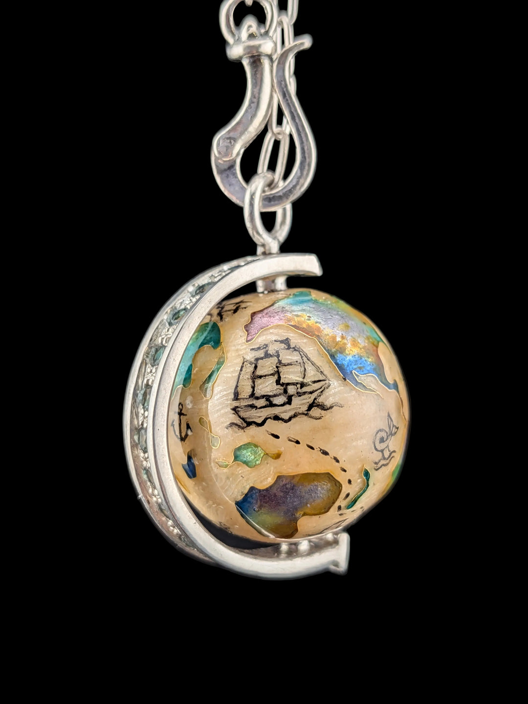The Pirate's Path Cloisonné Necklace