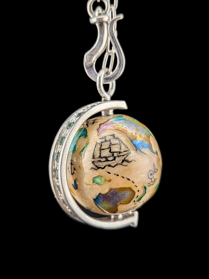 The Pirate's Path Cloisonné Necklace