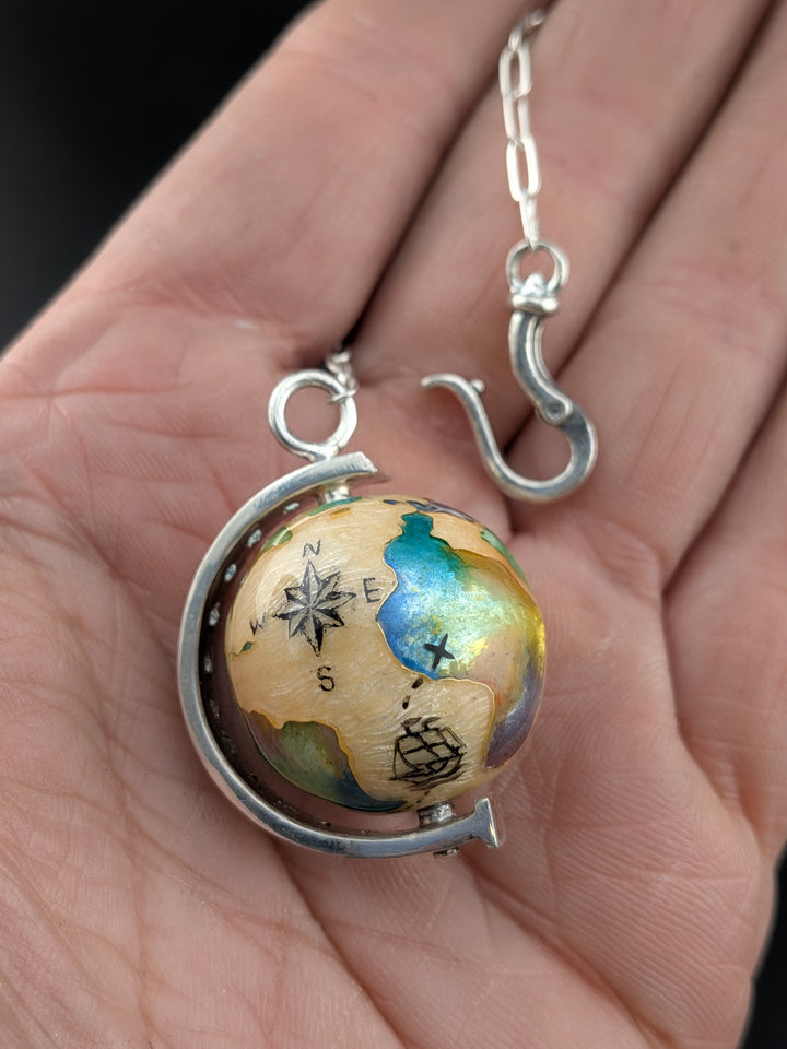 The Pirate's Path Cloisonné Necklace