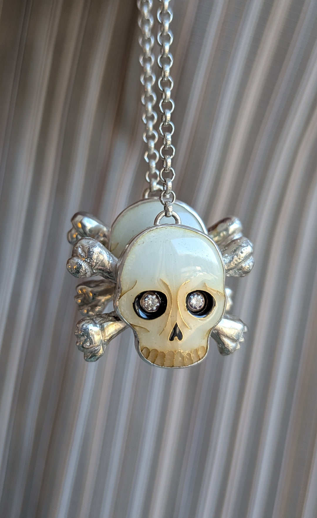 Black Sam" Pirate Skull Earrings