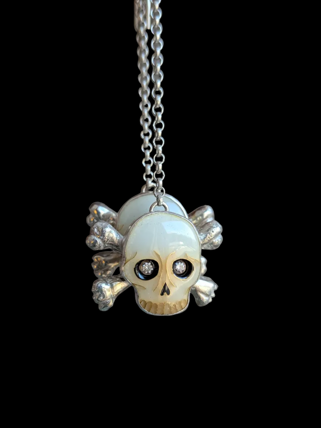 Black Sam" Pirate Skull Earrings