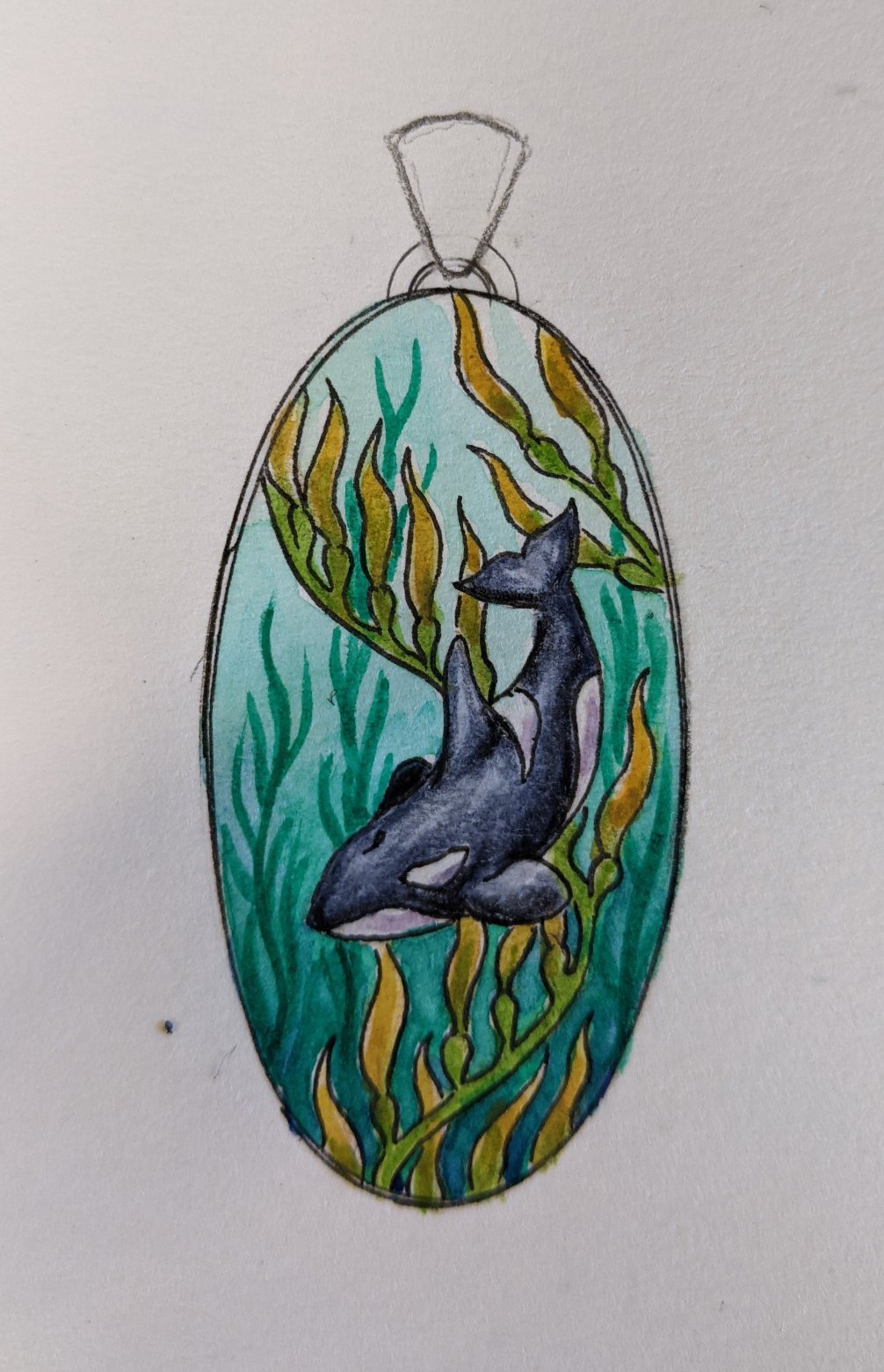 Orca in the Kelp